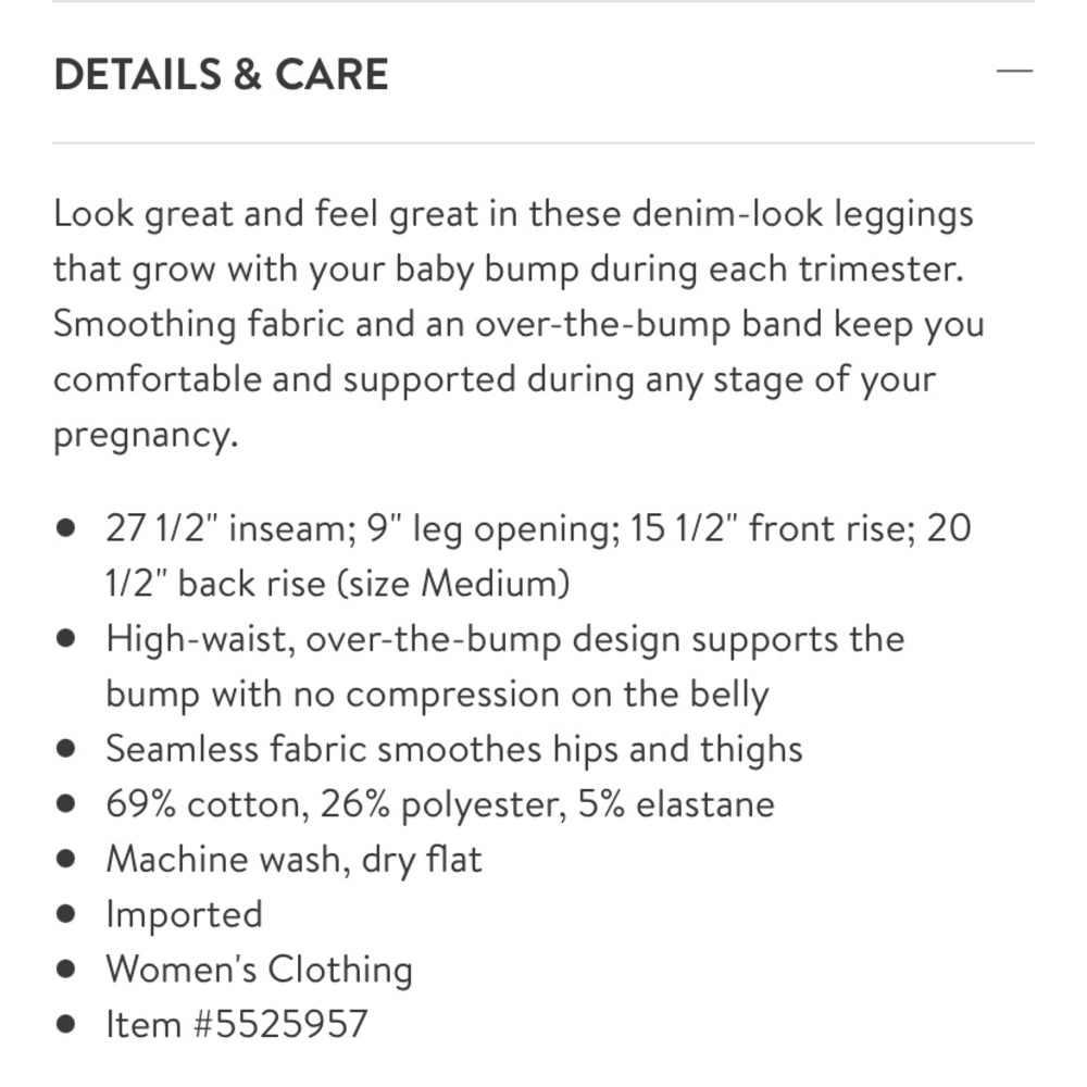 Spanx maternity jeggings / jeans - Picture 3 of 4